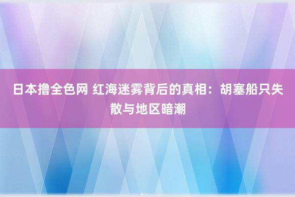 日本撸全色网 红海迷雾背后的真相：胡塞船只失散与地区暗潮