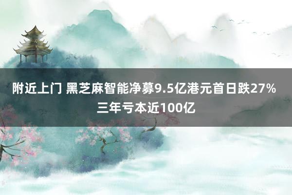 附近上门 黑芝麻智能净募9.5亿港元首日跌27% 三年亏本近100亿