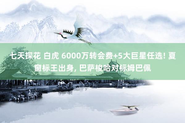 七天探花 白虎 6000万转会费+5大巨星任选! 夏窗标王出身, 巴萨梭哈对标姆巴佩